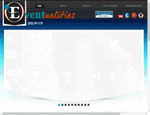 Tablet Screenshot of eventualities.org